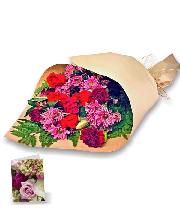 Hand Tied Unique Flower Bouquet for Mom 3