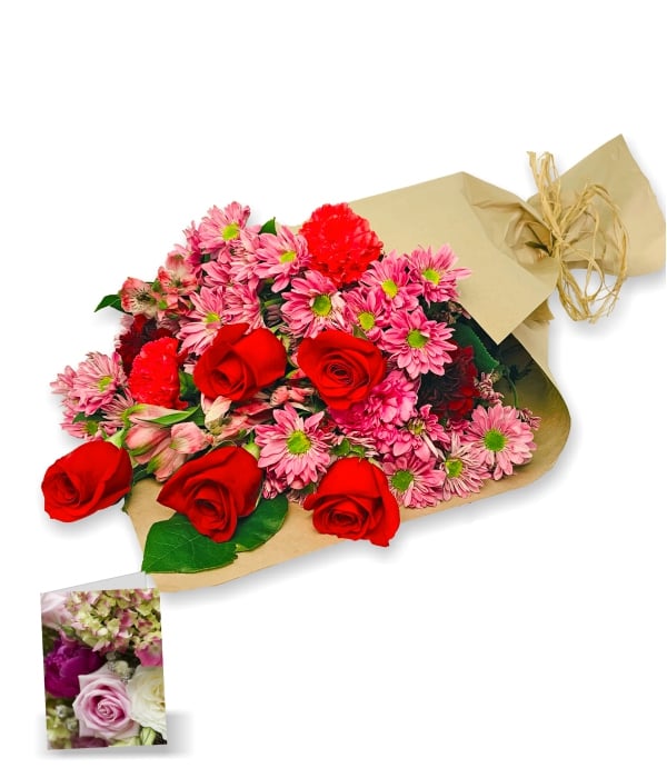 Hand Tied Unique Flower Bouquet for Mom 4