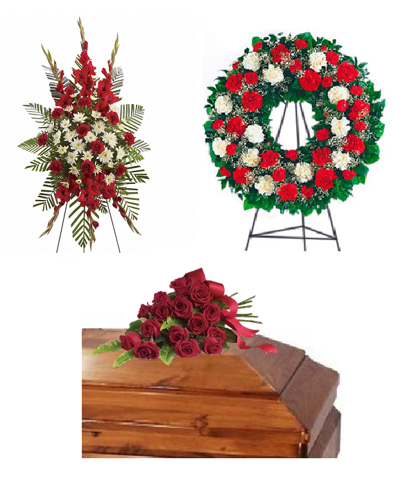 Devoted to You Funeral Flower Package