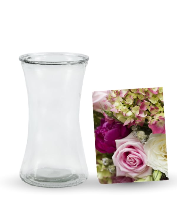Elegant Vase and Greeting Card Set for Home Decor and Gifting