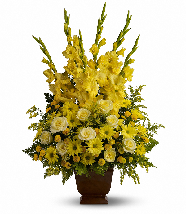 Bright & Beautiful Memorial Flower Arrangement